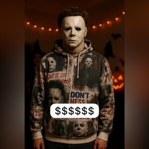 🔪 🩸 Halloween II Michael Myers Horror Hoodie | Slasher Fan Apparel 2XL